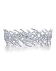 White Diamond Folha Bracelet