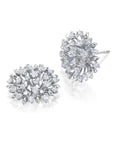 Large Diamond Lily Stud
