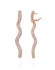 Double Rio Diamond Drop Earrings
