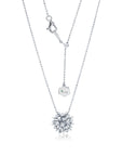Diamond Lily Pendant