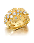 Diamond Samambaia Cigar Band Ring