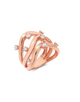 Ouro Rio Triple Diamond Band Ring