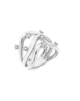 Ouro Rio Triple Diamond Band Ring