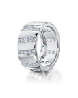 Alma Dos Rios Diamond Cigar Band Ring