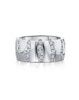 Alma Dos Rios Diamond Cigar Band Ring