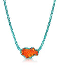 Graziela Tourmaline & Fire Opal Necklace