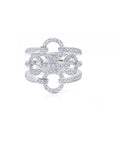 Diamond Halter Statement Ring