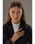 Diamond Bit Drop Earrings