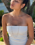Large Floating Diamond Necklace