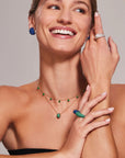 2ct Emerald Floating Necklace