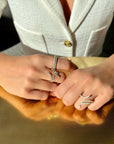 Single Swirl Coil Ring