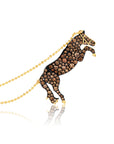 Brown Diamond Jumper Necklace