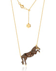 Brown Diamond Jumper Necklace