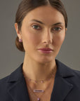 Large Pink Sapphire Bahia Stud Earrings