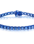 Ombre Blue Sapphire Tennis Bracelet