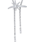 Shooting Starburst Slide Lariat Necklace