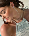 Floating Diamond Bib Necklace