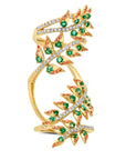 Árvore Emerald Knuckle Ring
