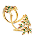 Árvore Emerald Knuckle Ring