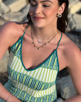 Floating Diamond Bib Necklace