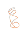 Gold & Diamond Mega Swirl Ring