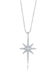 Graziela Gems - Necklace - Starburst Necklace - White Gold