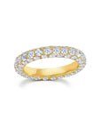 Diamond 3 Sided Band Ring