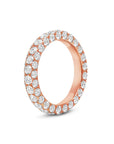 Diamond 3 Sided Band Ring
