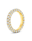 Diamond 3 Sided Band Ring
