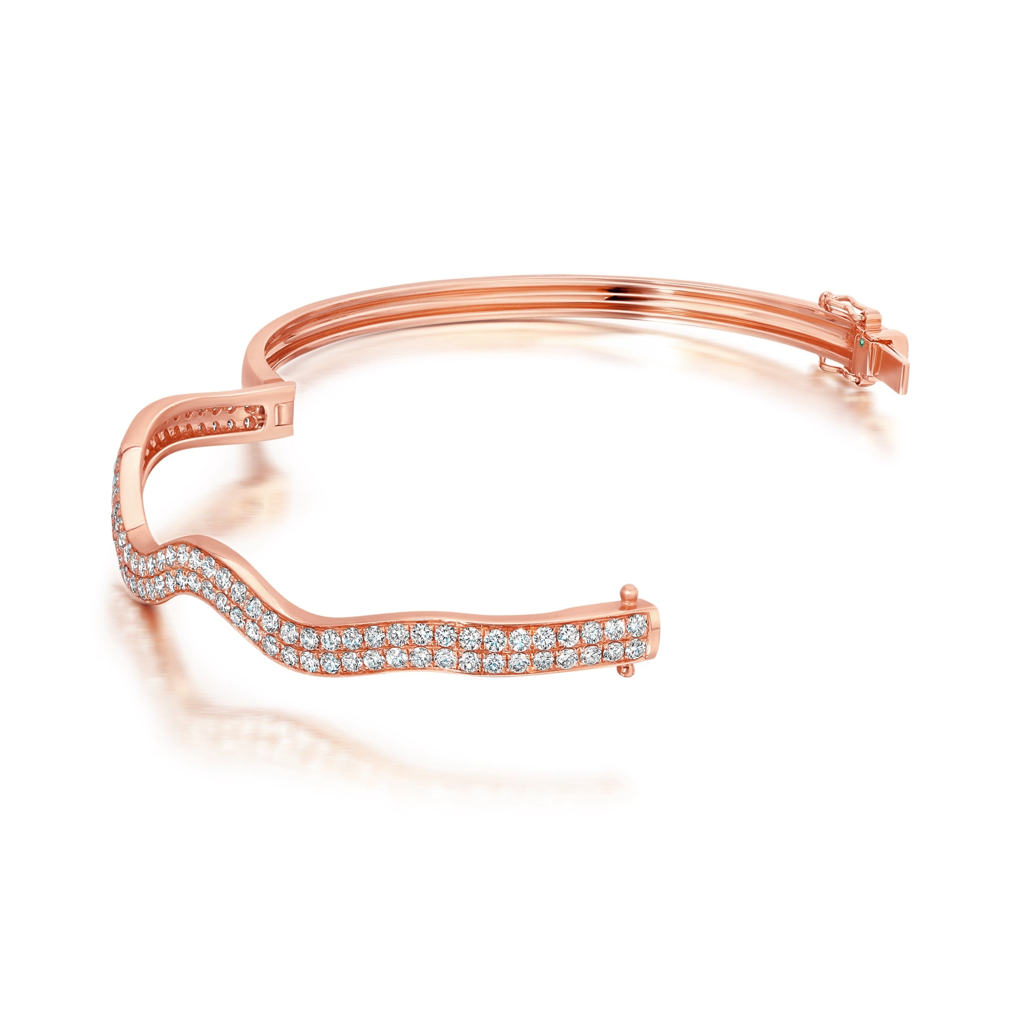 Rio Double Diamond Bangle