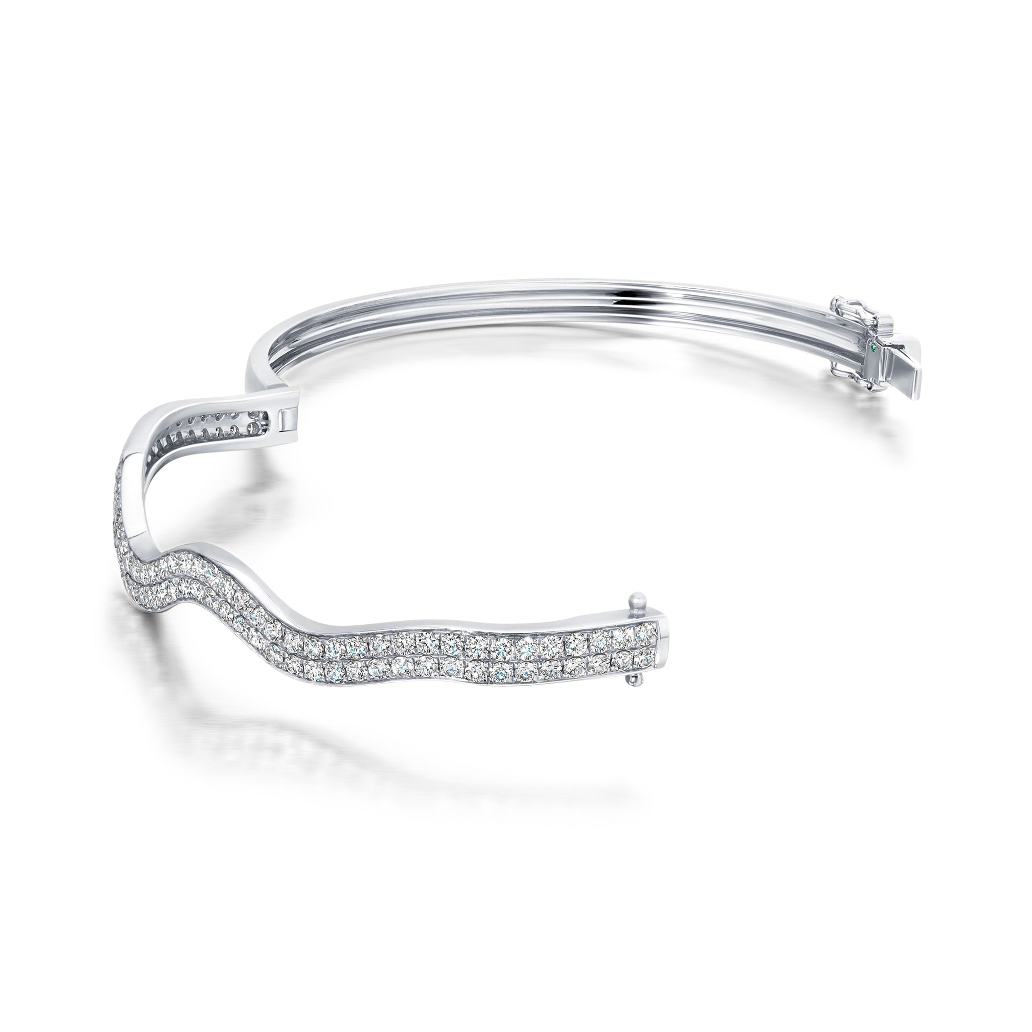 Rio Double Diamond Bangle
