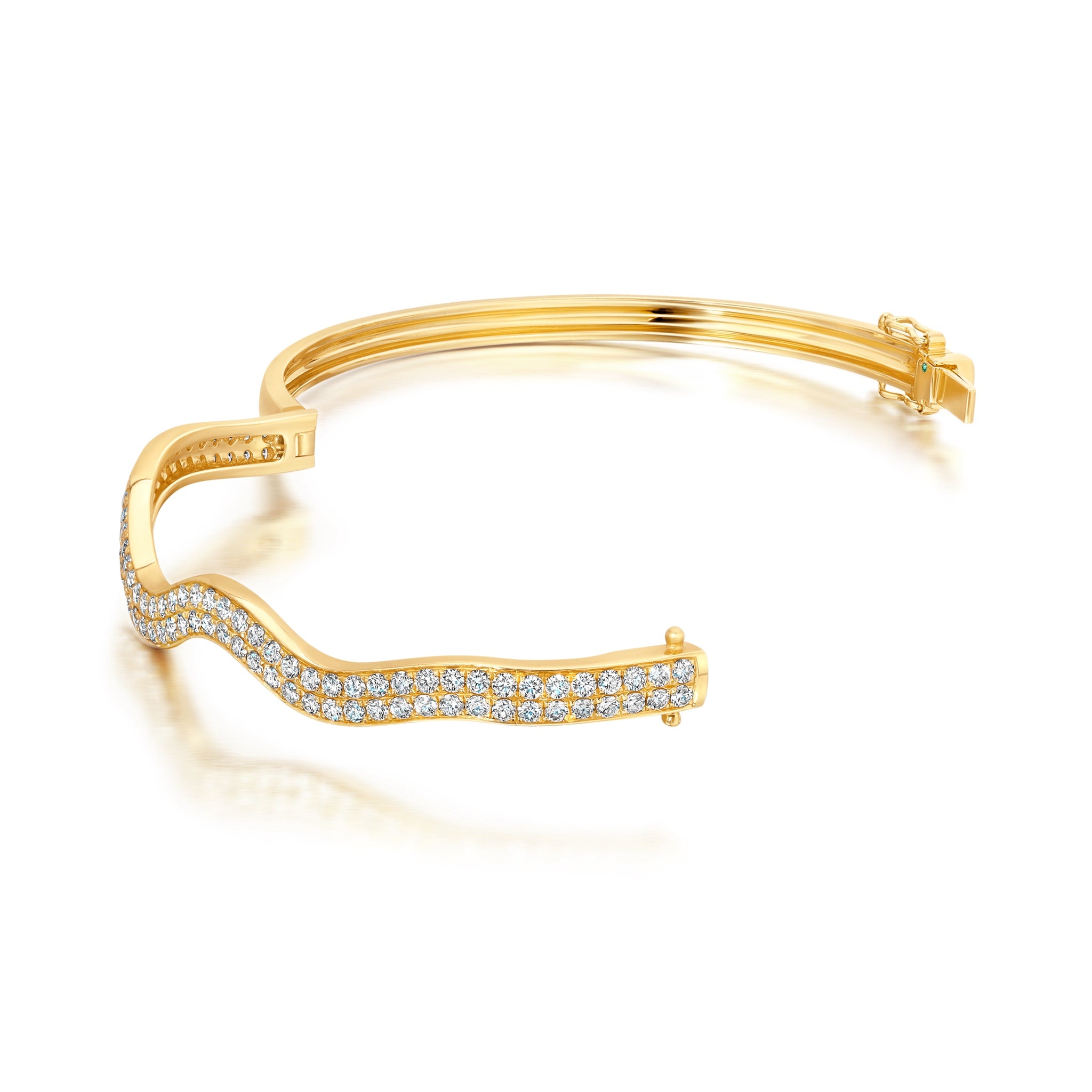 Rio Double Diamond Bangle