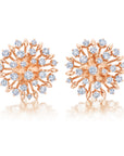 Large Diamond Lily Stud