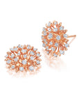 Large Diamond Lily Stud