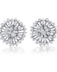 Large Diamond Lily Stud