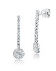 Alma Dos Rios Diamond Drop Earrings