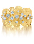 Diamond Samambaia Cigar Band Ring