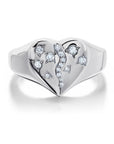 Diamond Coração Ring