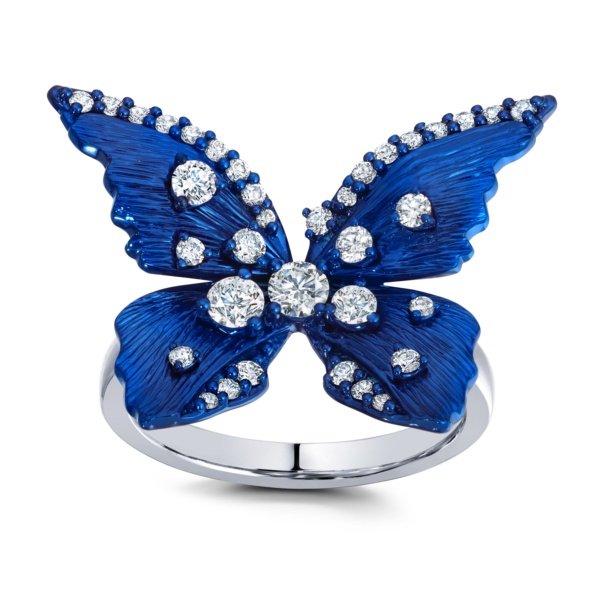 Blue Morpho Ring