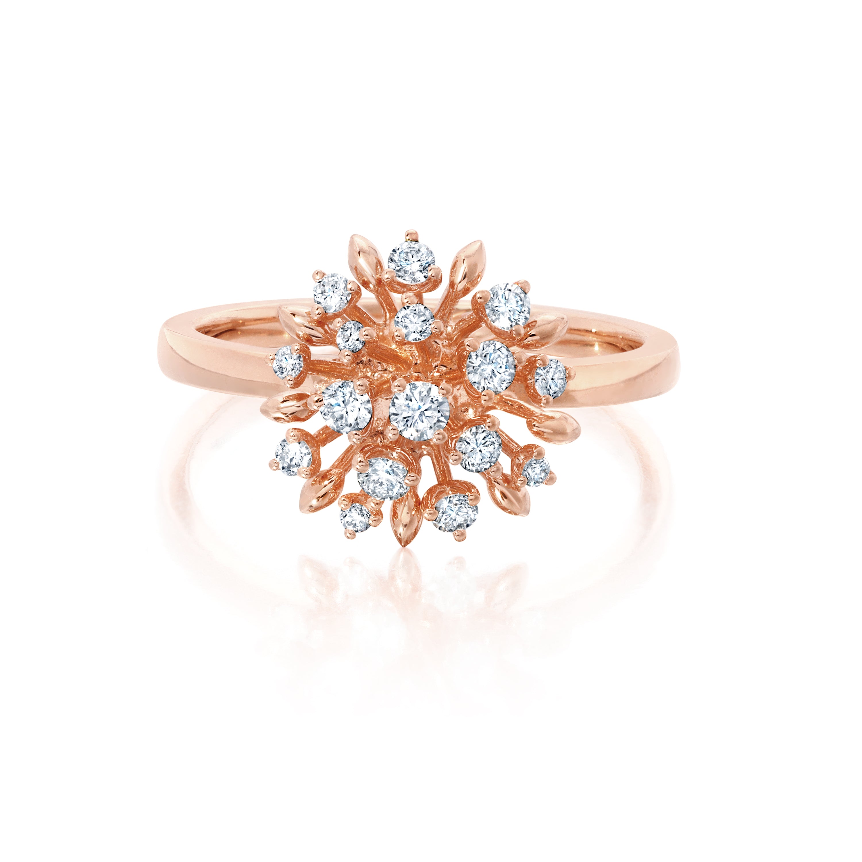 Diamond Lily Ring