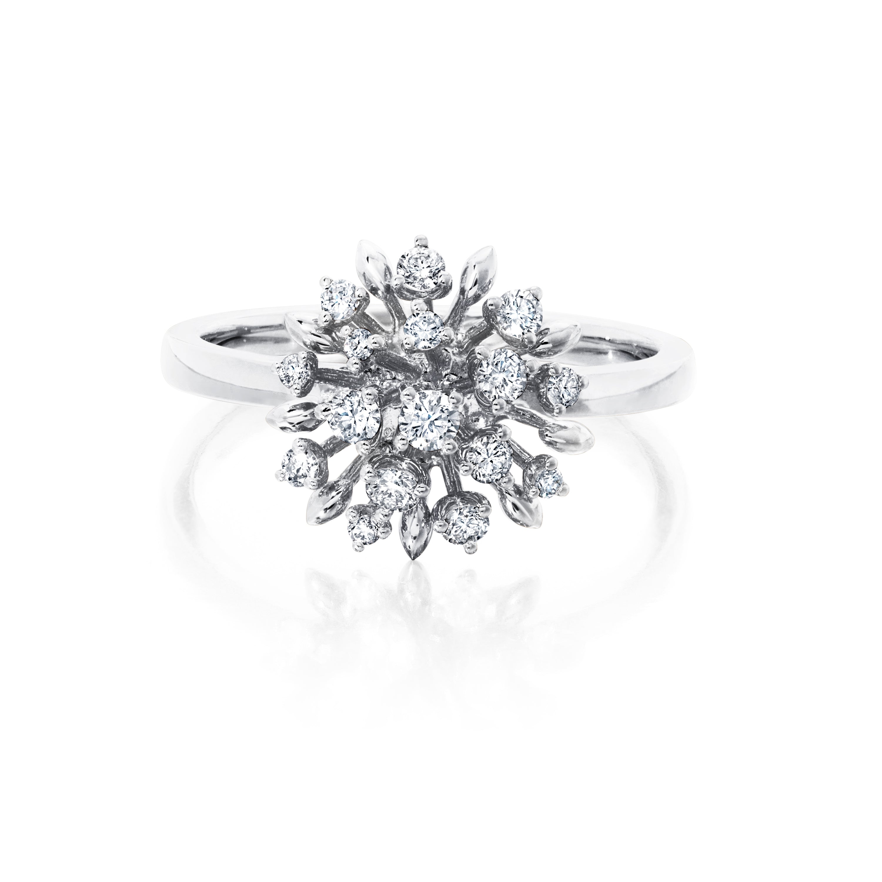 Diamond Lily Ring