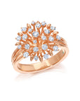 Large Diamond Lily Ring