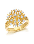 Large Diamond Lily Ring