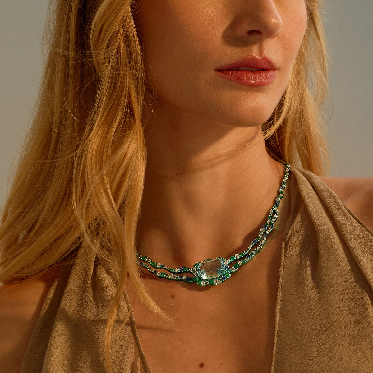 Aquamarine Rio Necklace