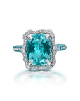 Paraiba Tourmaline & Diamond Ring