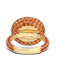 Paraiba Tourmaline & Orange Sapphire Ring