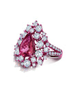 Pink Tourmaline & Diamond Ring