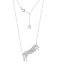 White Diamond Jumper Necklace