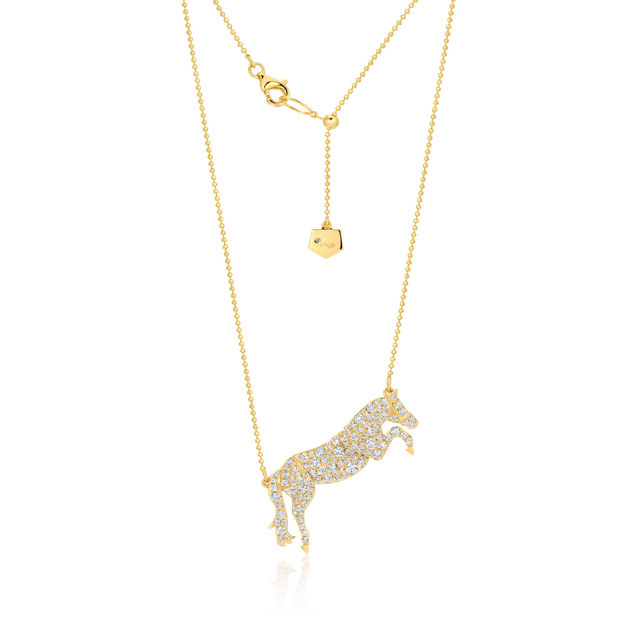 White Diamond Jumper Necklace