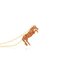 Orange Sapphire Jumper Necklace